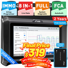 XTOOL X100 PADS V2.0 Auto IMMO Key Programmer...