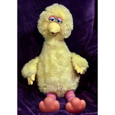 Vintage 1986 Ideal Sesame Street Big Bird Storytelling Animatronic Plush Toy 20"