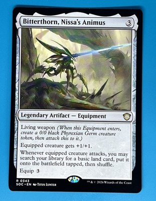 Bitterthorn, Nissa's Animus Commander: Secrets of Strixhaven Regular