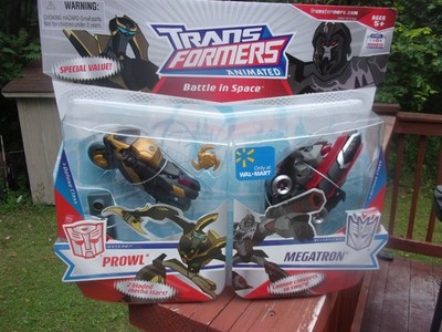 Transformers Animated Battle in Space - Prowl vs Megatron