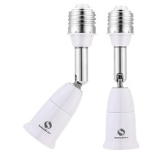 E26/E27 Light Socket Extender 180 Degree Bendable, Extension Socket Extender Ada