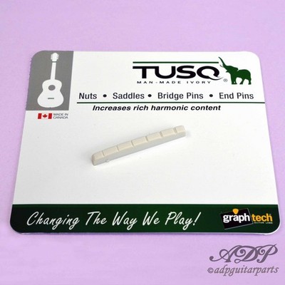 Graph Tech Tusq PQ-5010-00 Fender Flat Bottom Sattel 44,8mm Gewölbte Nut