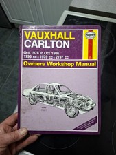 Vauxhall Carlton Oct 1978 - Oct 1986 1979cc 1979cc & 2197cc models Haynes Manual