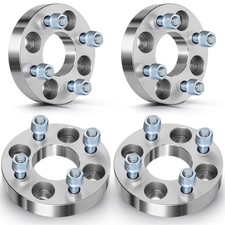 1" Wheel Spacers 4x100 Fit for Toyota Corolla Tercel 4Pcs Silver