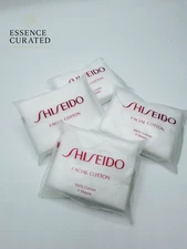 Shiseido Facial Cotton – 100% Pure Cotton – 16 Sheets (Lot of 4)，
