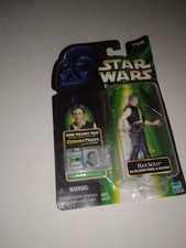 Hasbro Star Wars Power of the Force Han Solo Figure w  CommTech Chip 1999