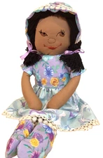 New Handmade Rag Doll Lacie Girl 18" Doll Soft Cotton Cute Gift