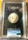 1882-CC MORGAN SILVER DOLLAR GSA HOARD PCGD MS65 CAC STICKER