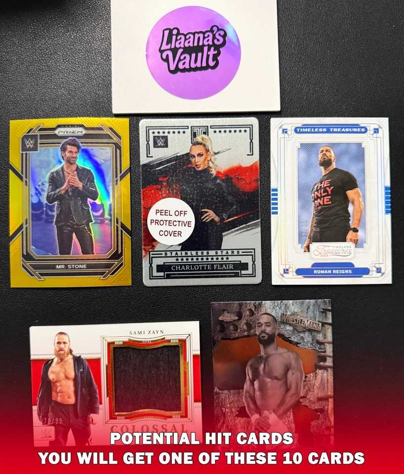 Gold Finisher Mystery Pack - WWE Wrestling Cards - 1 Hit Guaranteed per Pack - Image 4 of 4