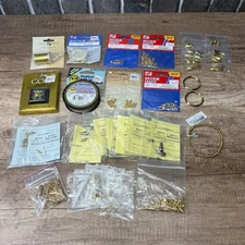 Jewelry Making & Craft Supply Lot Beadalon Westrim Findings & More Gold