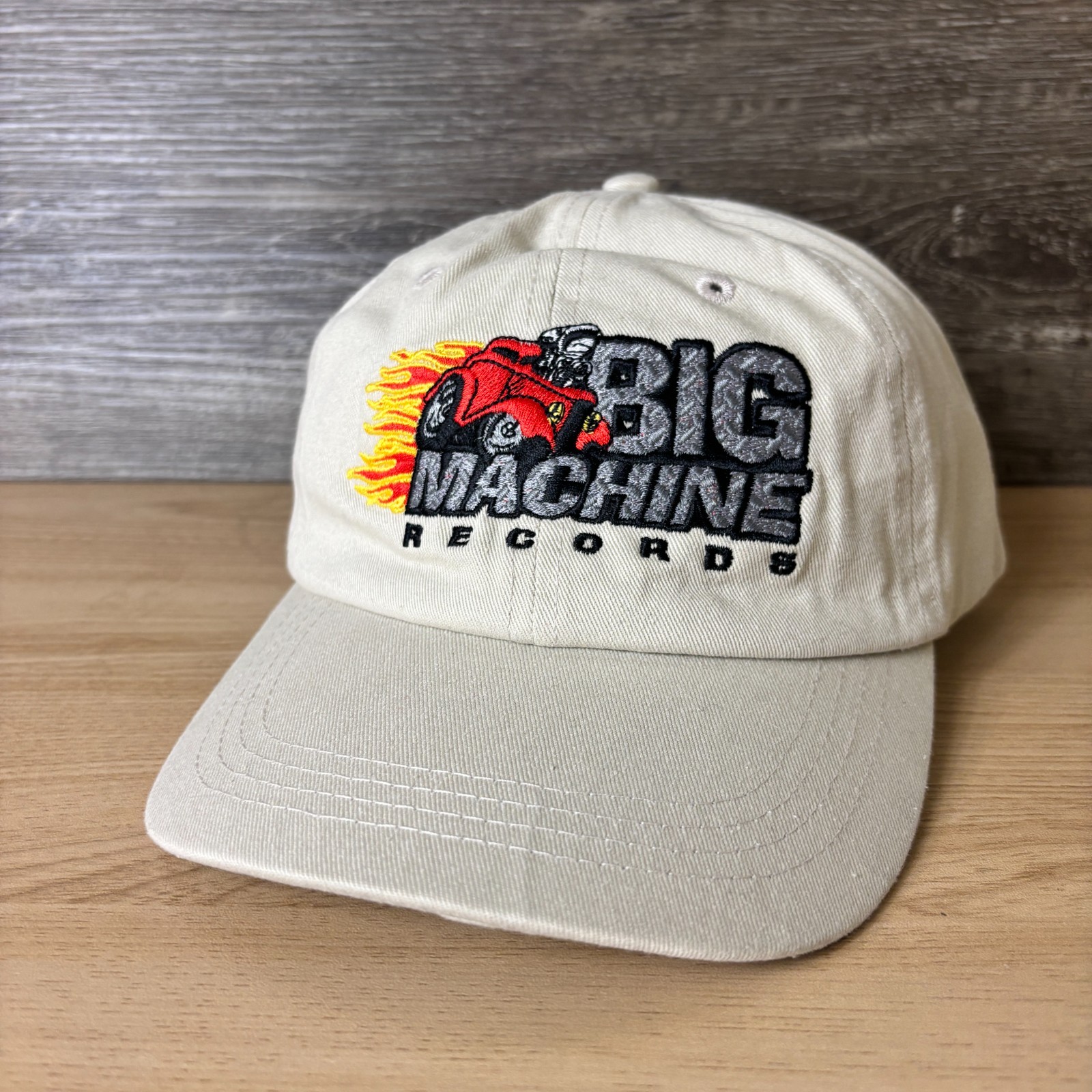 Big Machine Records Hat Cap Strap Back Brown Beig… - image 4