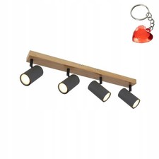 Robby 57911-4g Plafoniera Riflettore Spot Grigio Moderno Metallo Gu10 4x35w