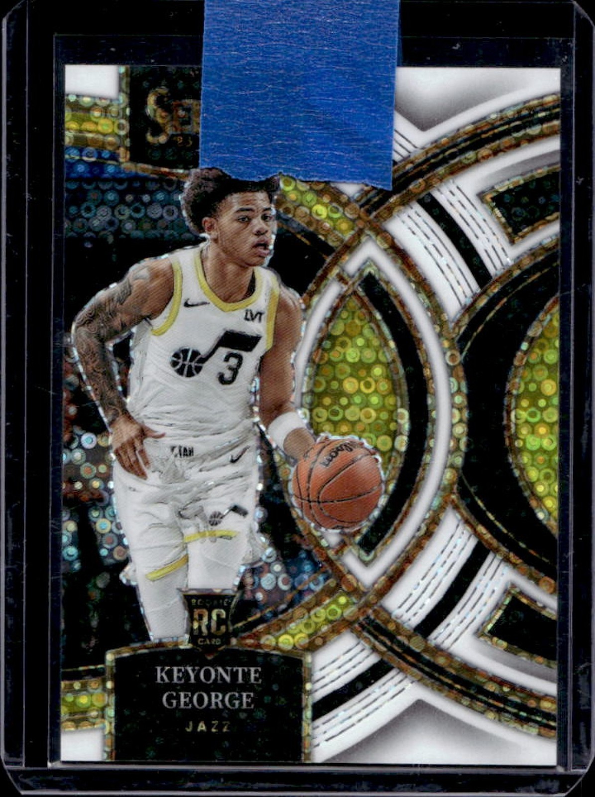 2023-24 Select Keyonte George RC White Disco Prizm Premier Level #53/75 Jazz