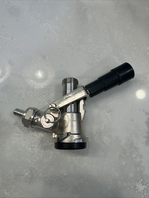 Keg Coupler D System with 55-psi Relief Valve for Reliable Tapping