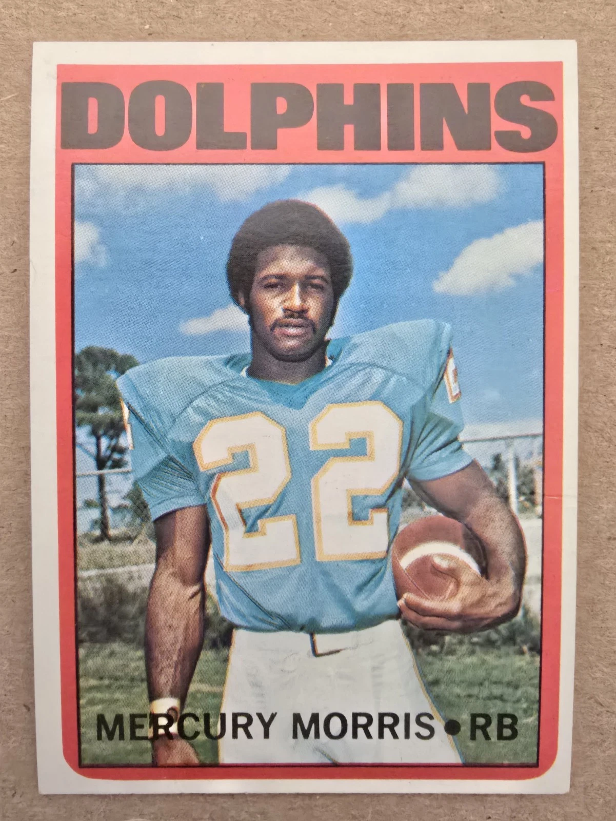 Mercury Morris trading card