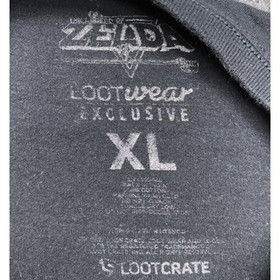 Legend of Zelda Shirt Mens XL Black Lootwear Exclusive 8 Bit Link NES Gamer Tee