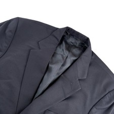 Brooks Brothers Men  s 100 Wool Gold Button Blazer Jacket Blue   43R