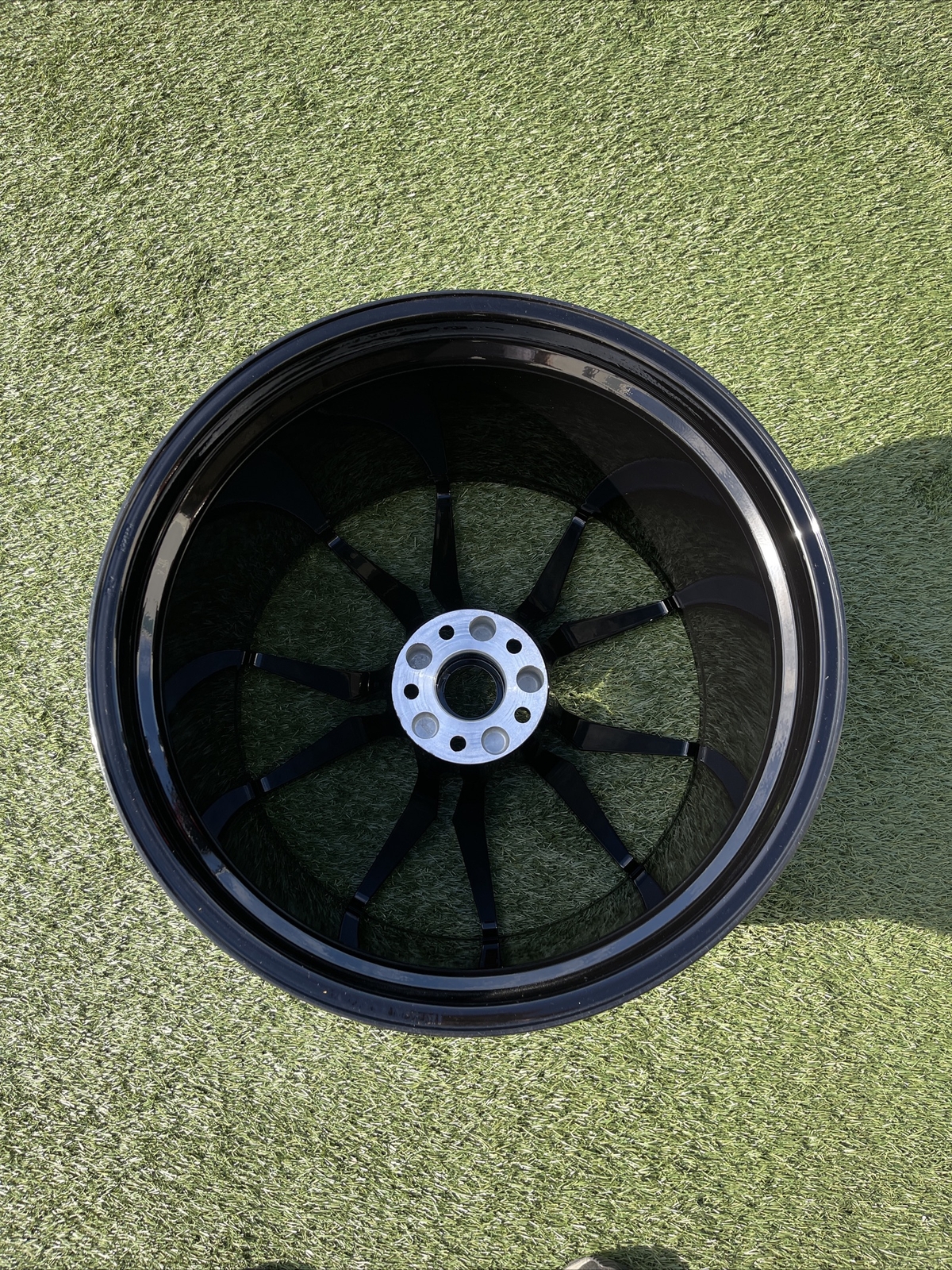 21” Lamborghini Aventador Rear Wheel Rim Oem Stock Black