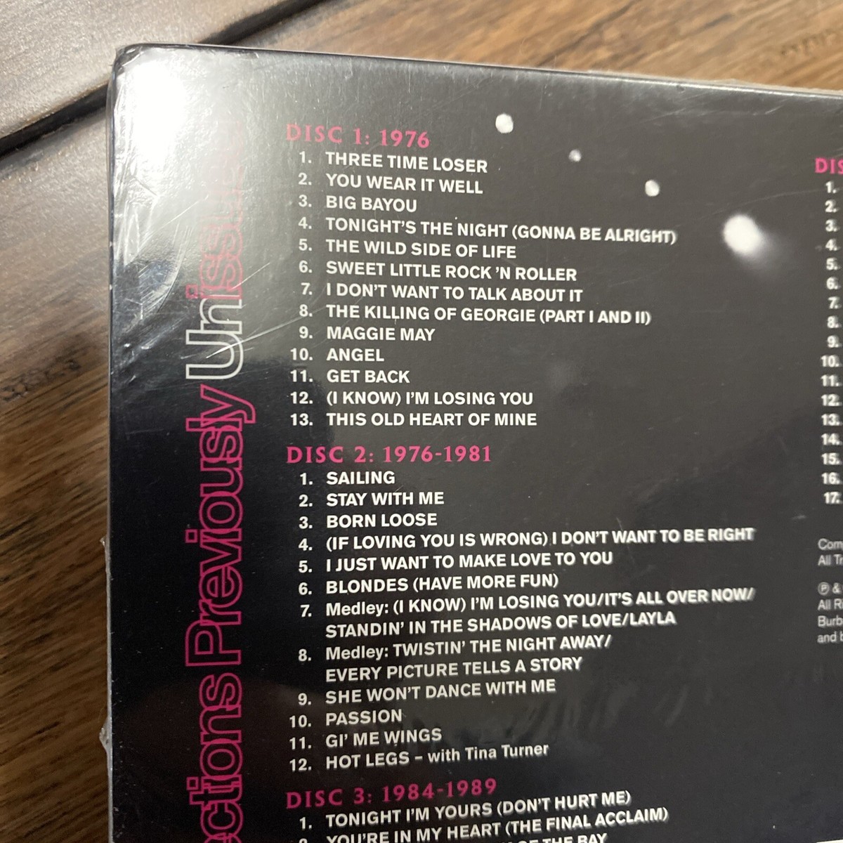 Live 1976-1998: Tonight's the Night [Box] by Rod Stewart (CD