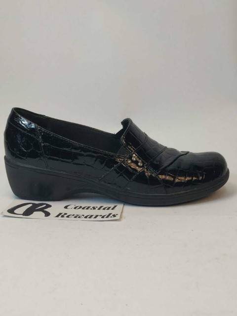 clarks women's may marigold casual shoes black 10m