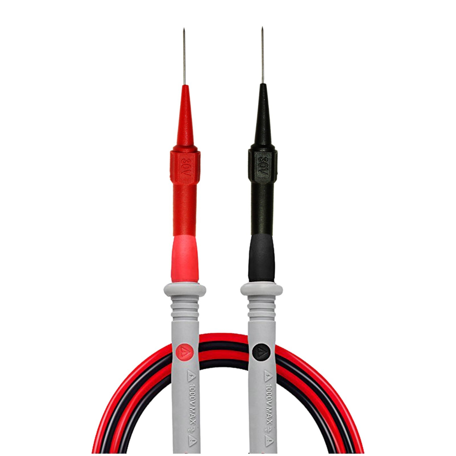 needle tipped tip multimeter probes test leads 4 FLUKE tester 600V 1A
