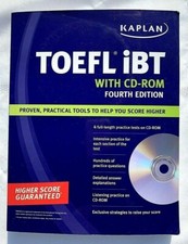 Kaplan TOEFL iBT with CD-ROM, 4th Ed PB Very Good 9781419550270