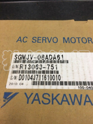 YASKAWA SERVO MOTOR SGMJV-08ADA61 NEW FREE EXPEDITED SHIPPING