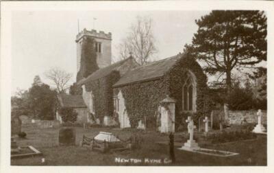 ECHTFOTO-POSTKARTE NEWTON KYME KIRCHE (BEI TADCASTER), WEST YORKSHIRE, BRAMLEY