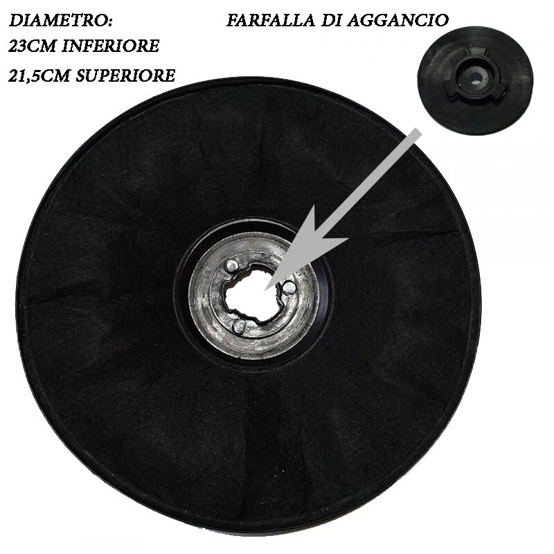 FABER - HOTPOINT ARISTON FILTRO PER CAPPA ASPIRANTE TONDO A CARBONI ATTIVI CUCINA HOTPOINT ARISTON FABER