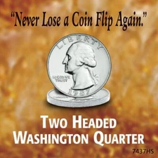 NEW American Coin Treasures Two Headed Washington Quarter
