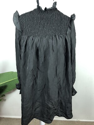 long sleeve smock top