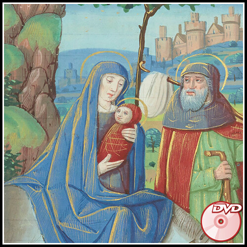 BOOKS of HOURS - 14 Very Rare COLOR Illuminated Manuscripts - 1400