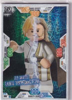 Lego Star Wars Serie 2 Sammelkarten Karte Nr. 199 20 Jahre Luke Skywalker