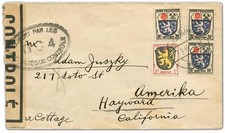 Franz&ouml;sische Zone Allgemeine Ausgabe, 1946, 2 + 9(3), Brief
