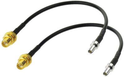2x 4G LTE Antenna SMA Female to TS9 Connector Coax Cable For Hotspot MiFi Router
