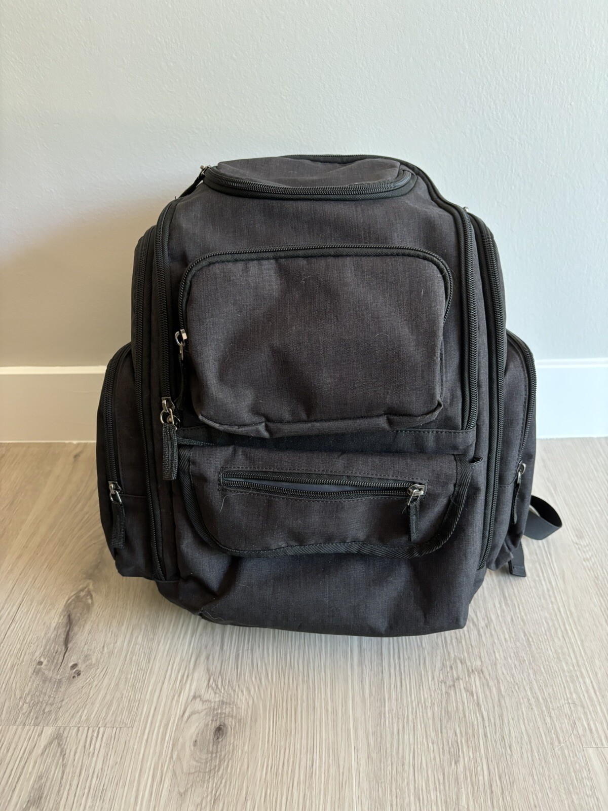 Mancro Multifunctional Dad Diaper Backpack with 2 Insulated Side Pockets-image