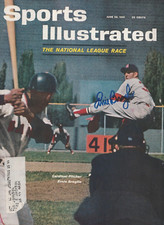 Ernie Broglio Autographed Sports Illustrated Magazine Full 6/26/61 H881