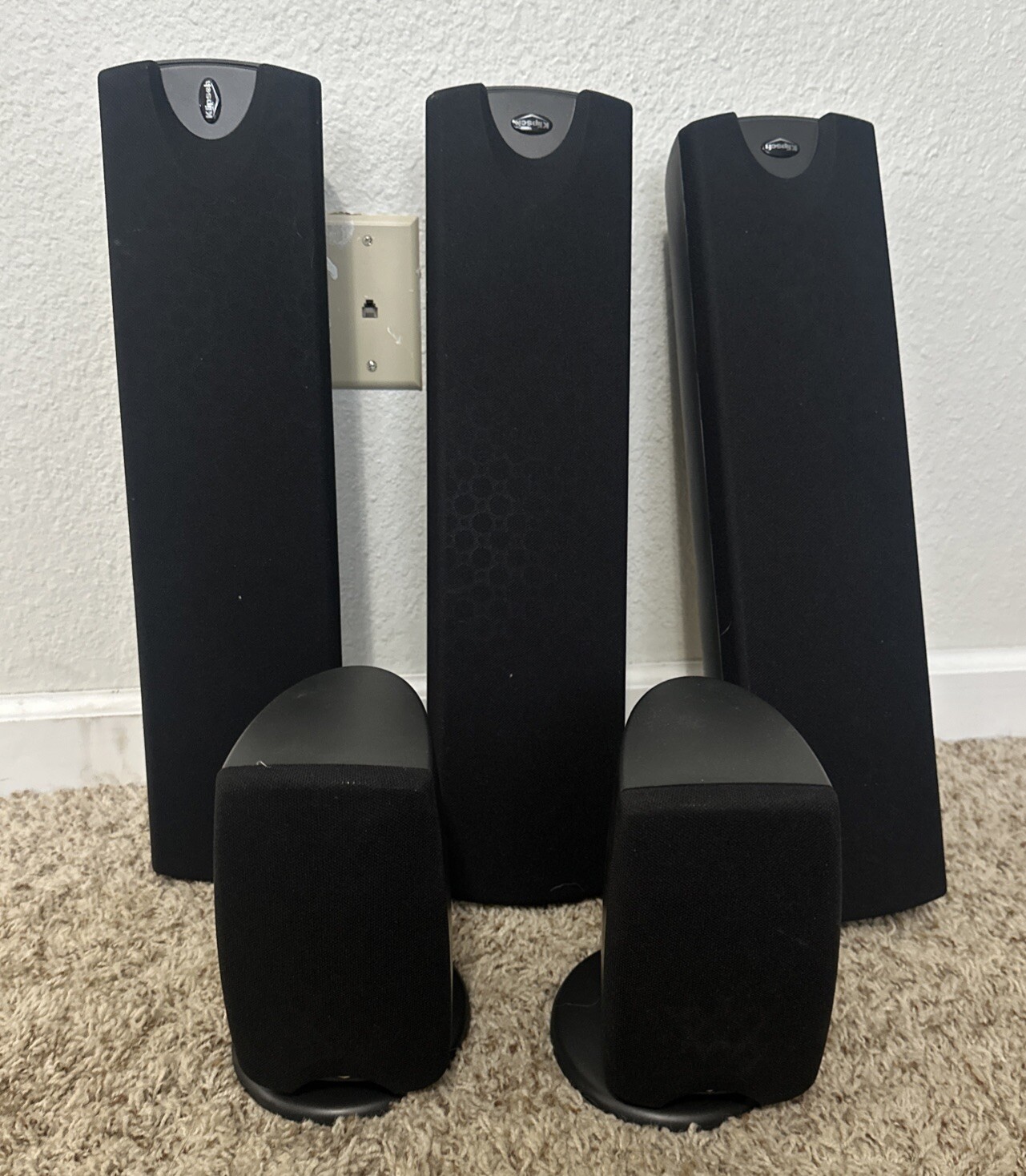 Klipsch Quintet SL 5 PK BLK QSL5BL Speakers - 5 Speaker Set