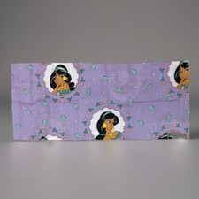 Vtg Disney Princess Window Valance Set Of 2 Curtain Aladdin Jasmine 80  x 17  
