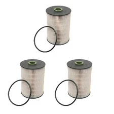 Fits Volkswagen Golf Jetta TDI Diesel Fuel Filter E87KPD150 / 1K0127434B - 3Pack