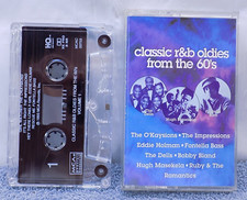 CLASSIC R B OLDIES FROM THE 60's - VARIOUS ARTISTS Cassette, 1994, MCA 