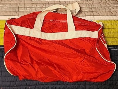 Vintage Olympic Coca Cola Duffel Bag USA 1980 L.A. Olympic Committee