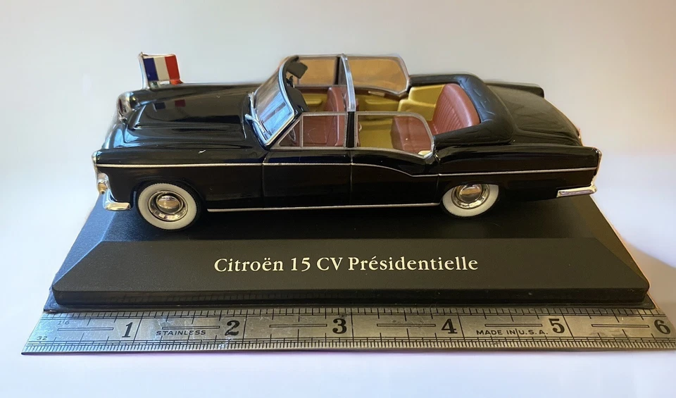 Citroen 15 CV 1/43 Diecast Car Atlas Presidential CHAPRON 1956 - USA Seller - Image 3 of 4