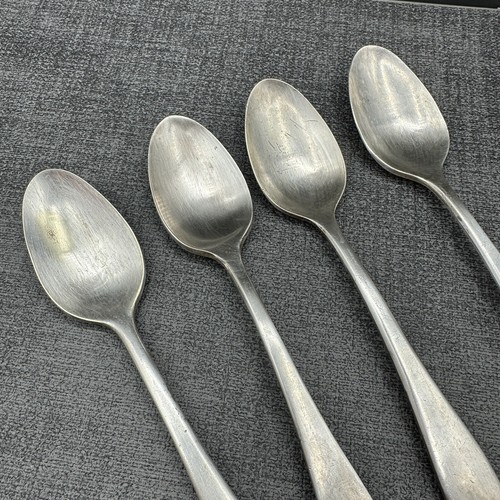 Reed & Barton Kolonie Teelöffel Versilbert Besteck 6 1/8" 4er Set Vintage 1965 - Bild 3 von 10