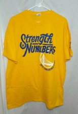 GOLDEN STATE WARRIORS 2016 CONFERENCE SEMIS SHIRT STRENGTH NUMBERS SZ XL   68