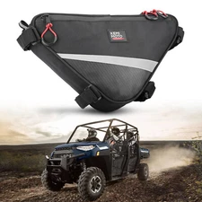 KEMIMOTO UTV Roll Bar Triangle Storage Bag Overhead Corner Bag for Polaris 1.75"