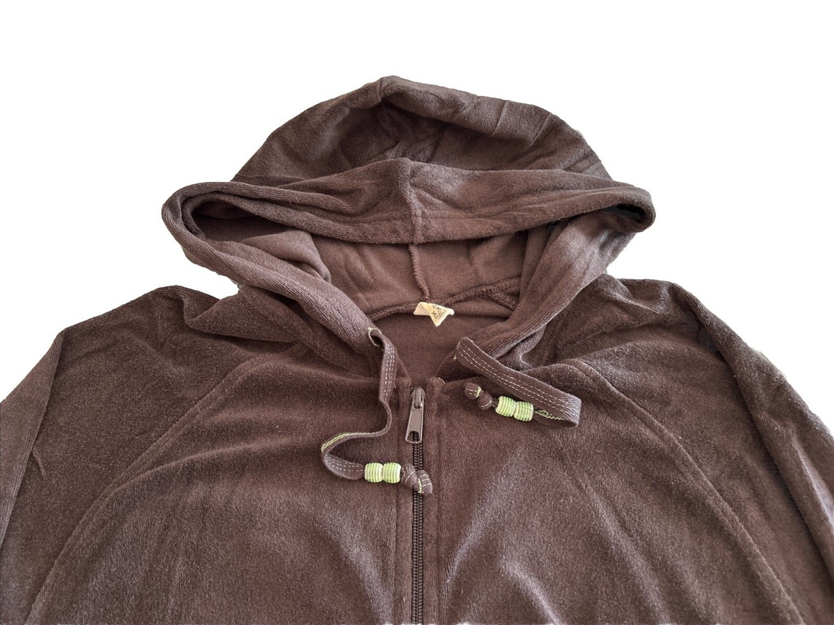 Old Navy Terry Cloth Zip Up Brown Hoodie Size XXL | eBay