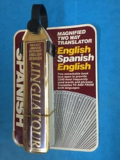 Linguatour Spanish English Pocket Travel Dictionary Flip Book Two-Way Translator