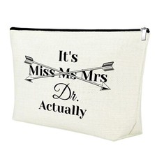 Appreciation Gifts for Doctor Makeup Bag Doctor Gifts for Women PHD Graduatio...