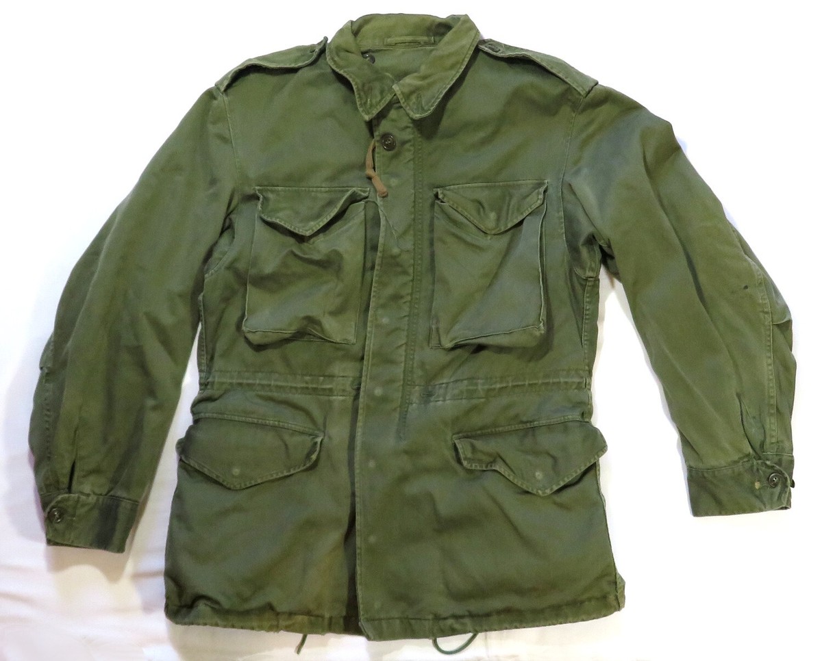 た*な様 1951 US ARMY m51 USA Military Vintage Field Coat Jacket Sateen Dated Sep 13 1951